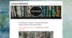 Desktop Screenshot of luthagensmobelatelje.se